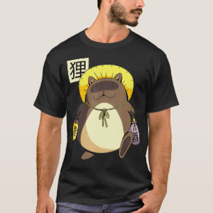 Camiseta Tanuki Japonês Marten Dog BakeDanuki 