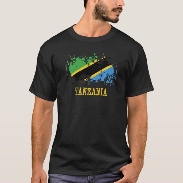 Camiseta Tanzanian enthusiasts for Tanzania and Tanzania   (Frente)