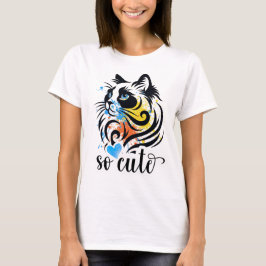 Camiseta Tão Bonita Chapa De Gato - Mulheres Gatinhos Color