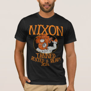 Camiseta Tão bronzeado Descansado & Pronto NIXON 2028 Presi