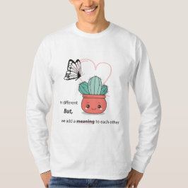 Camiseta Tão Diferente, Perfeito Juntos - Casal De Amor