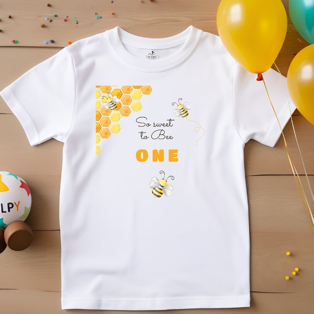 Camiseta Tão doce de ser aniversário de criança (Criador carregado)