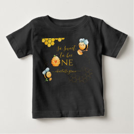 Camiseta Tão Doce Para Ser Um Abelha Aniversário De Abelha