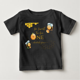 Camiseta Tão Doce Para Ser Um Abelha Aniversário De Abelha