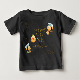 Camiseta Tão Doce Para Ser Um Primeiro Bee Day Bee Bodydres