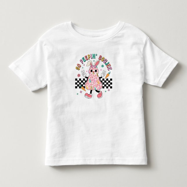 Camiseta Tão Espiando Boujee Coelho de Páscoa (Frente)