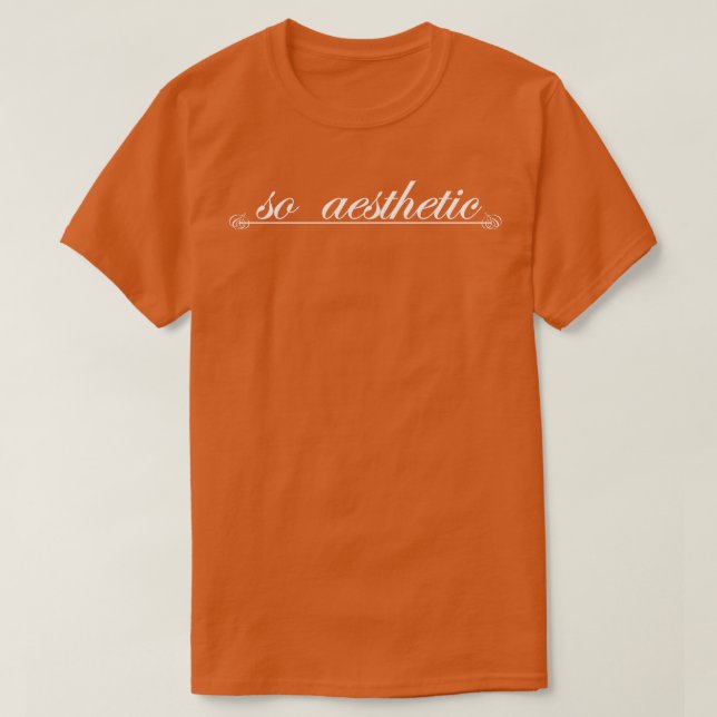 Camiseta tão estética (Frente do Design)