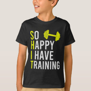 Camiseta Tão Feliz Que Eu Tenho Treinamento Para Geração De