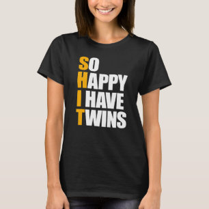 Camiseta Tão Feliz Que Tenho Um Anúncio De Gravidez De Gême