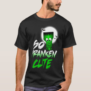 Camiseta Tão Franken Fofo Halloween Monstro Assustador
