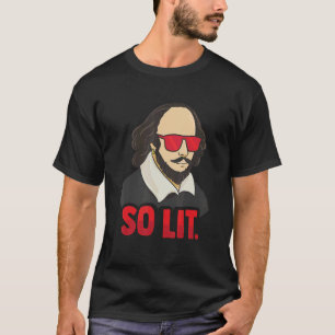 Camiseta Tão iluminado para um ventilador da literatura Sha