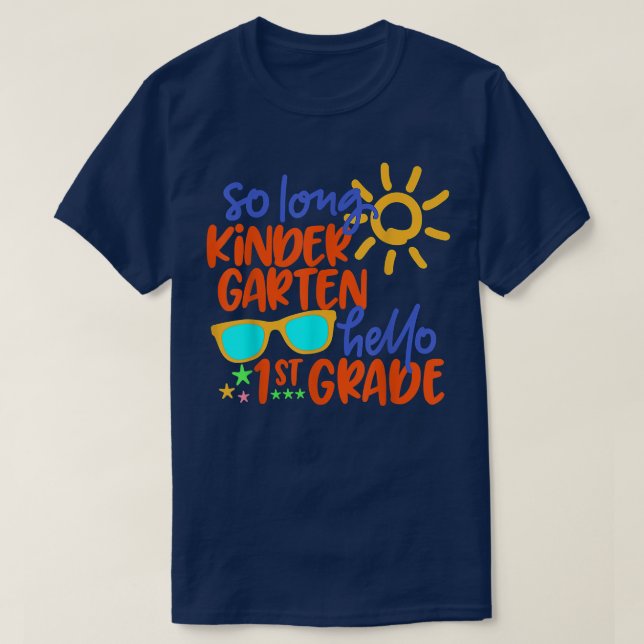 Camiseta TÃO LONG KINDERGARTEN HELLO 1rua GRAU Estudo de Pr (Frente do Design)