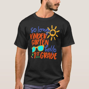 Camiseta TÃO LONG KINDERGARTEN HELLO 1rua GRAU Estudo de Pr