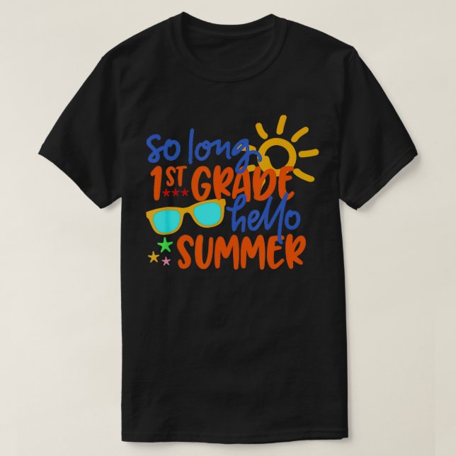 Camiseta TÃO LONGA, 1rua, GRAU. HELLO SUMMER, Professor (Frente do Design)