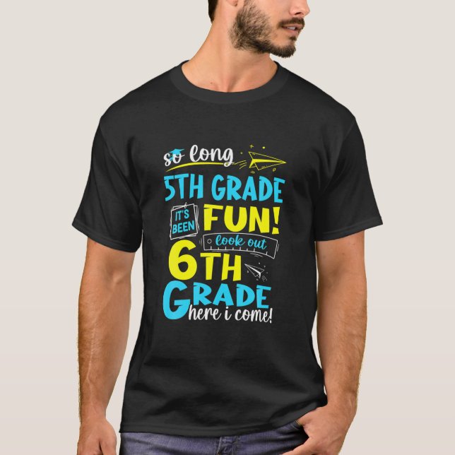 Camiseta Tão Longa 5 Grau 6 aqui Eu Vim Graduação (Frente)