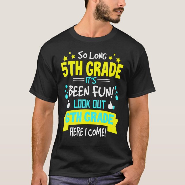 Camiseta Tão Longa 5 Grau 6 aqui Eu Vim Graduação (Frente)