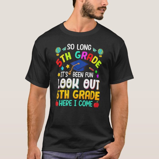 Camiseta Tão Longa 5 Grau 6 aqui Eu Vim Graduação (Frente)
