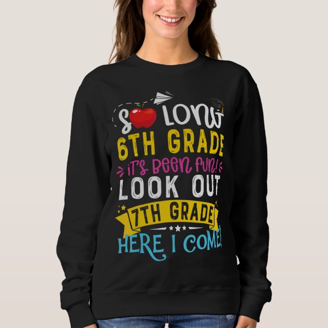 Camiseta Tão Longa 6 Grau 7 aqui Eu Vim Graduação (Frente)