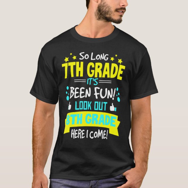 Camiseta Tão Longa 7 da 8ª série Aqui Vim Graduação (Frente)