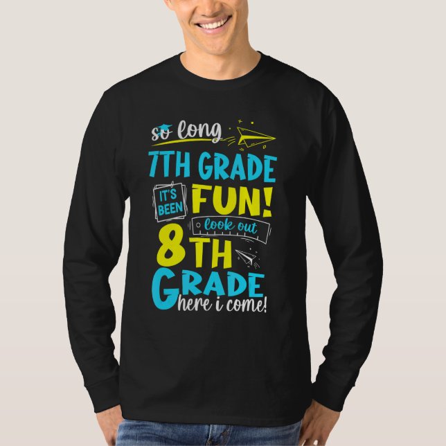 Camiseta Tão Longa 7 da 8ª série Aqui Vim Graduação (Frente)