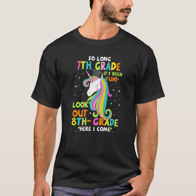 Camiseta Tão Longa 7 da 8ª série Aqui Vim Graduação (Frente)