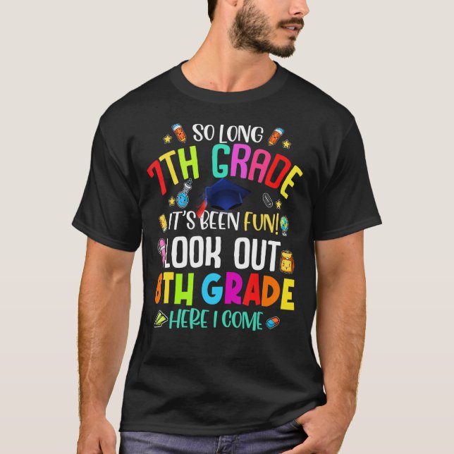 Camiseta Tão Longa 7 da 8ª série Aqui Vim Graduação (Frente)