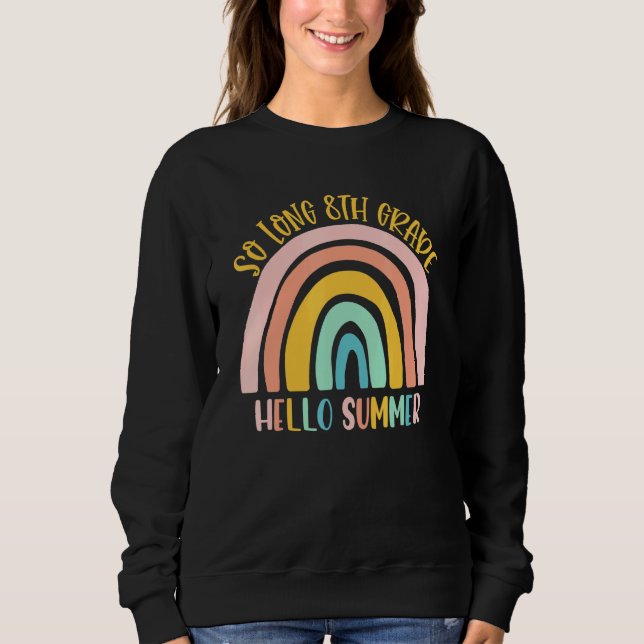 Camiseta TÃO LONGA 8ª GRADE HELLO SUMMER Professora (Frente)
