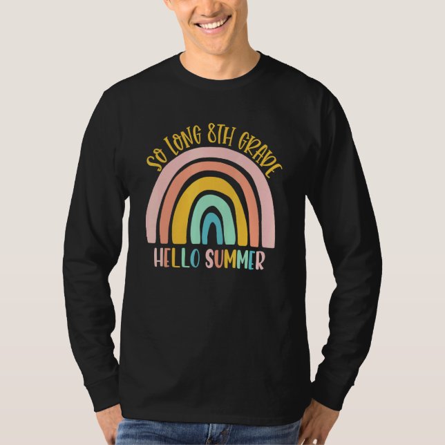 Camiseta TÃO LONGA 8ª GRADE HELLO SUMMER Professora (Frente)
