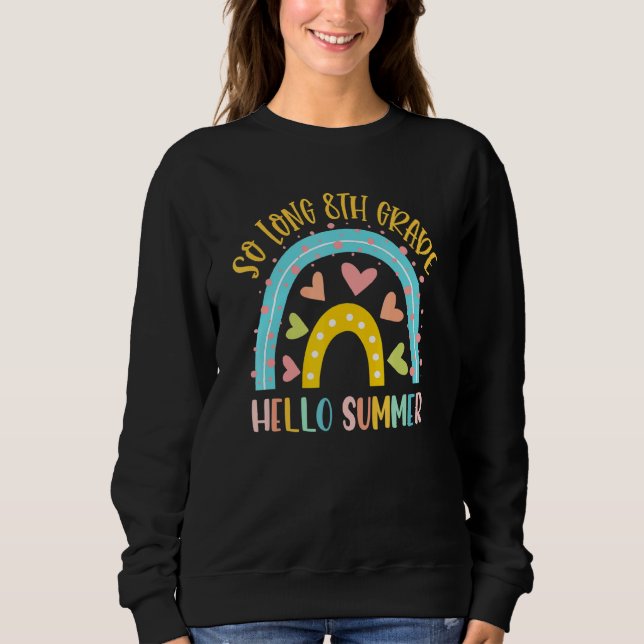 Camiseta TÃO LONGA 8ª GRADE HELLO VERÃO Professor Sch (Frente)