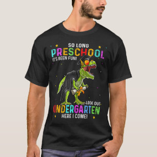 Camiseta Tão Longa Graduação Pré-Escolar Classe 2024 Dinos 