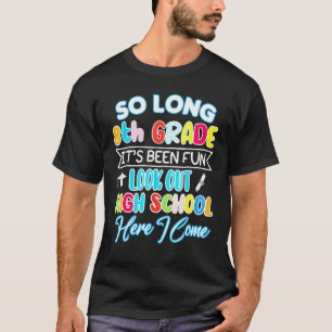 Camiseta Tão Longa Hap de Graduação do Segundo grau Alô do