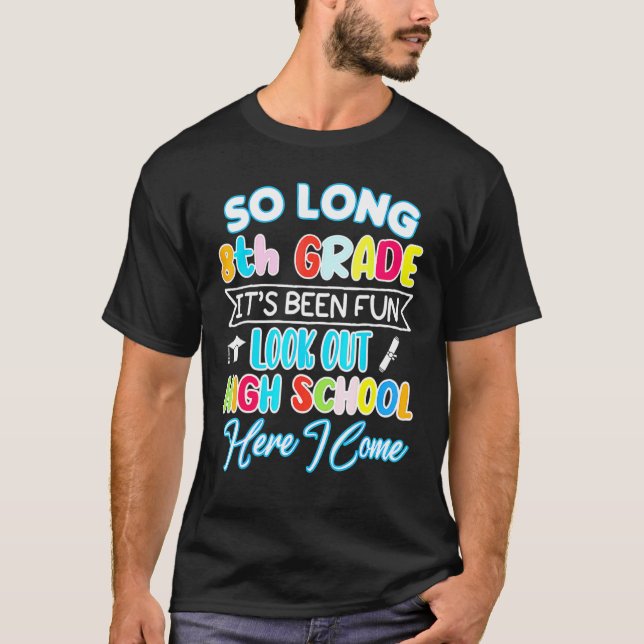 Camiseta Tão Longa Hap de Graduação do Segundo grau Alô do  (Frente)