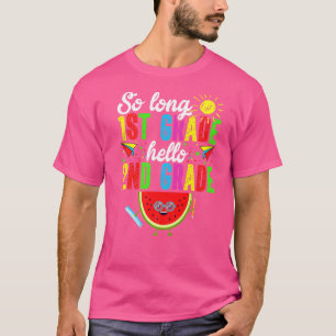 Camiseta Tão Longa Que 1rua De Grau Alô De segundo De Volta