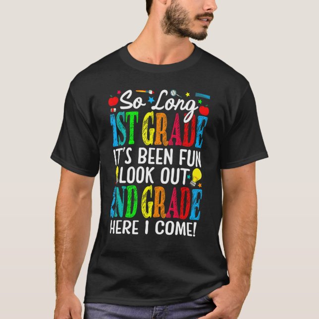 Camiseta Tão longa rua que foi divertida, com segundo (Frente)