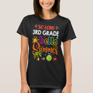 Camiseta Tão Longo 3º ano de Alô Verão do último dia de esc