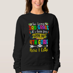 Camiseta Tão Longo, 3º ano, olha para o 4º ano aqui