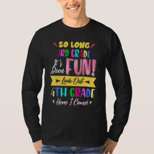 Camiseta Tão Longo, 3º ano, olha para o 4º ano, aqui vou eu