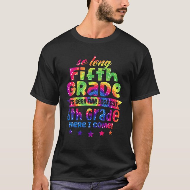Camiseta Tão Longo 5 Aqui Eu Vim Na Escola Secundária (Frente)