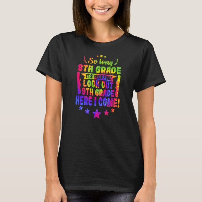 Camiseta Tão Longo, 8º Grau, 9º Grau, Aqui Eu Vim Graduação (Frente)