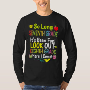 Camiseta Tão Longo Ano do Oitavo Ano Aqui Estou Gra