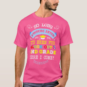 Camiseta Tão Longo Grau De segundo De Jardim De Infância Aq