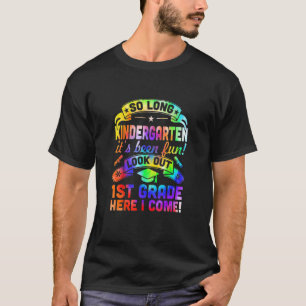 Camiseta Tão Longo Jardim de Infância 1 rua Aqui Eu Vim Gra