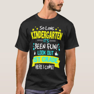 Camiseta Tão Longo Jardim de Infância 1 rua Aqui Eu Vim Gra