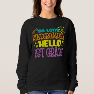 Camiseta Tão Longo Jardim de Infância Alô 1 rua Feliz Últim