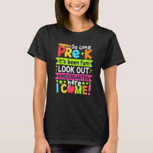 Camiseta Tão Longo Jardim De Infância Aqui Eu Volto Para A