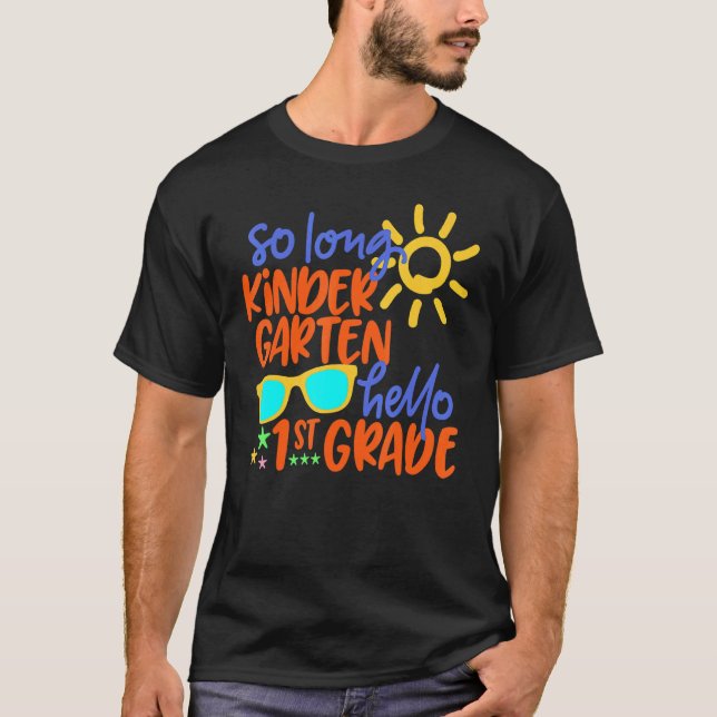 Camiseta TÃO LONGO jardim de infância HELLO 1rua estudou pr (Frente)