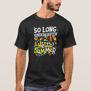 Camiseta Tão Longo Jardim de Infância Olá Verão