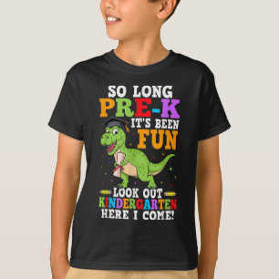 Camiseta Tão Longo Jardim de Infância Pré-Escolar