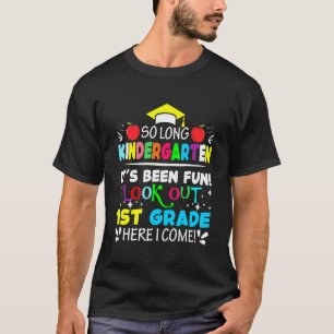 Camiseta Tão Longo Jardim De Infância Tem Sido Diversão 1ru