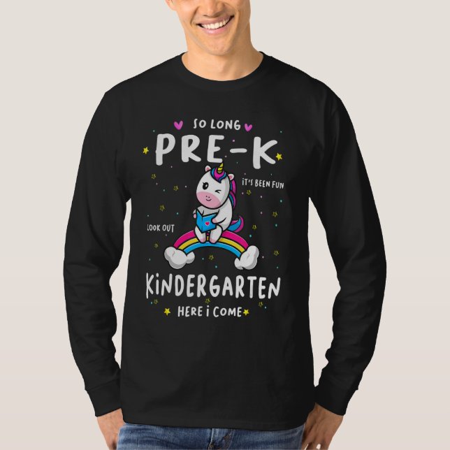 Camiseta Tão Longo Pré-Jardim Do K Com Cla Da Unicórnio (Frente)